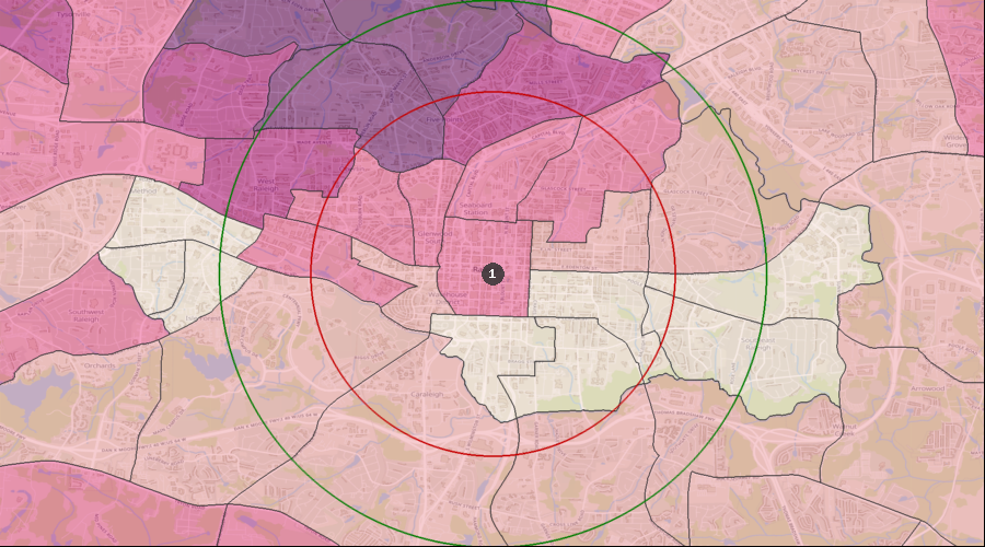 Raleigh, North Carolina - Lifestyle Behaviors – Household Entertainment/Recreation Average Expenditure